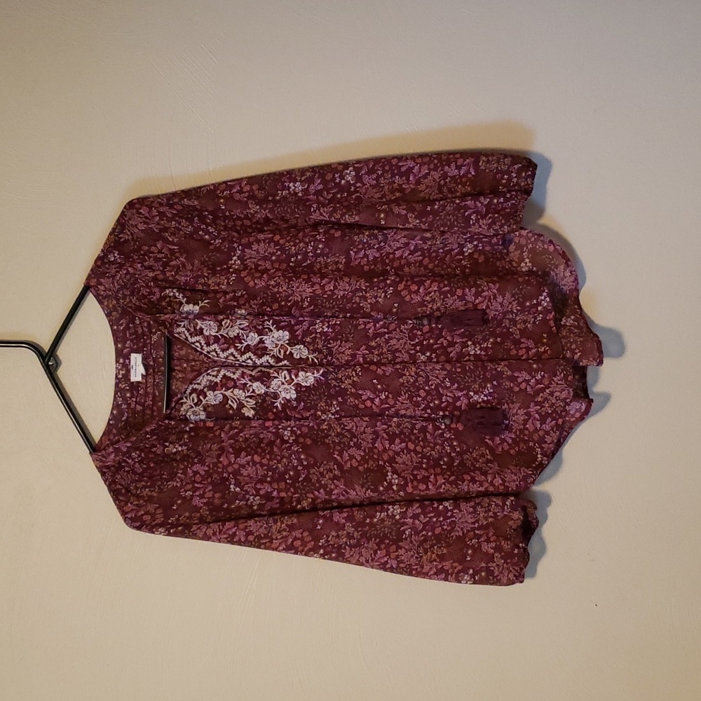 EUC Stichfix, Mason & Belle Peasant Top, Size Small